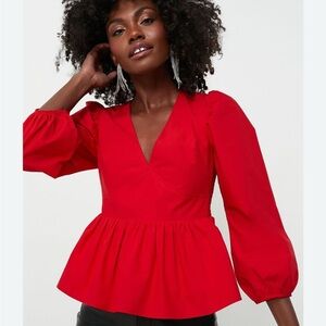 Tuckernuck Hyacinth House Puff Sleeve Elana Blouse